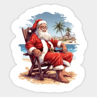 Funny Santa Claus #5 Sticker